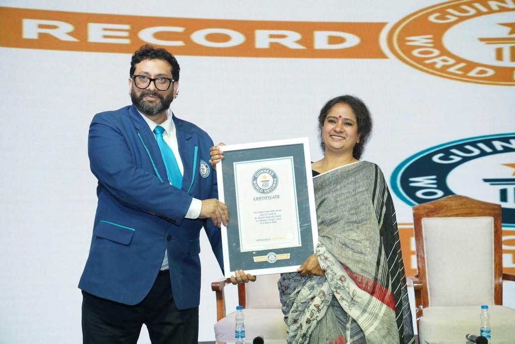 Indias first Ayurvedic doctor Mukesh Sharda creates Guinness World Record